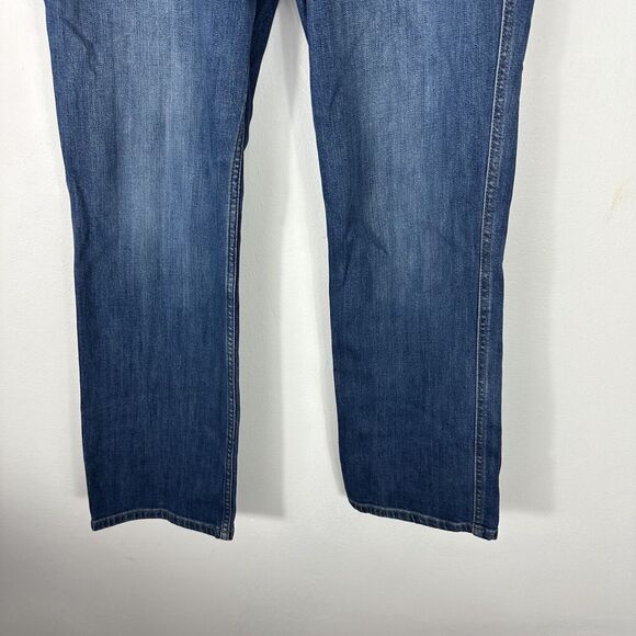 Carhartt Womens Jeans Size 14 Regular Original Fit Straight Leg Dark Wash Denim - Picture 4 of 15